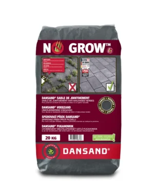 Dansand Onkruidwerend Zand Dark 20kg
Voegbreedte 1-5mm